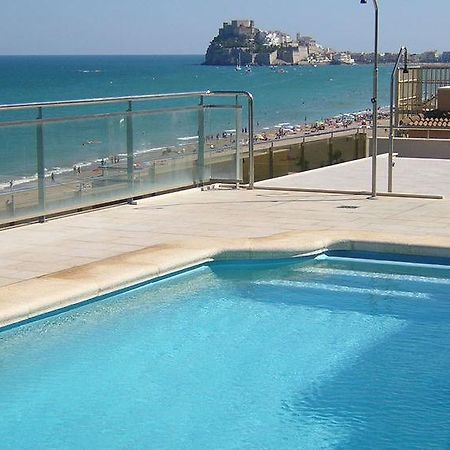 Apartamento Con Aire Acondicionado En 1ª Linea De Playa Edificio Moli De Vent Peñíscola Exteriör bild
