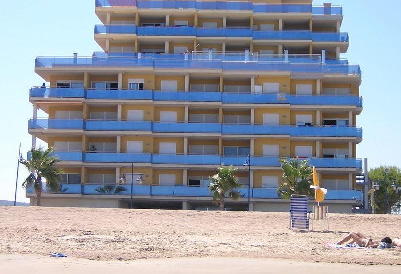 Apartamento Con Aire Acondicionado En 1ª Linea De Playa Edificio Moli De Vent Peñíscola Exteriör bild